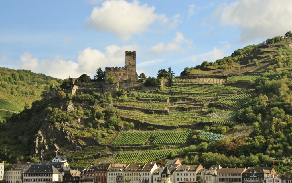 Foto: Vistas desde el pueblo - Kaub-Langscheid (Rhineland-Palatinate), Alemania