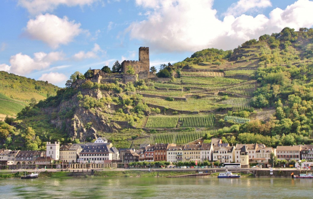 Foto: Vista del pueblo - Kaub-Langscheid (Rhineland-Palatinate), Alemania