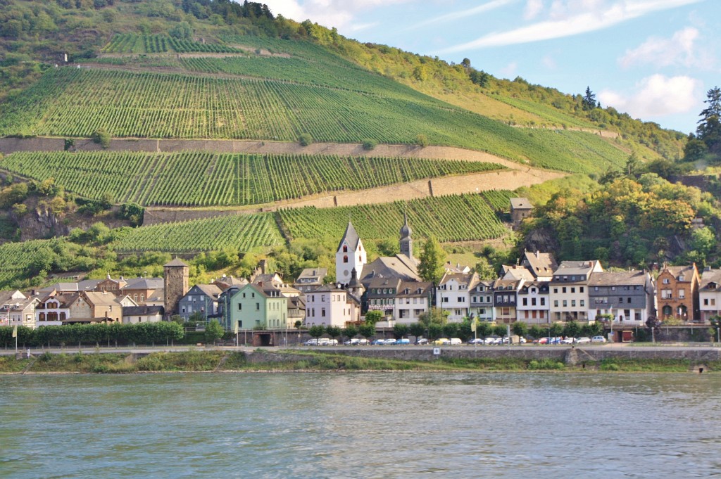 Foto: Vista del pueblo - Kaub-Langscheid (Rhineland-Palatinate), Alemania