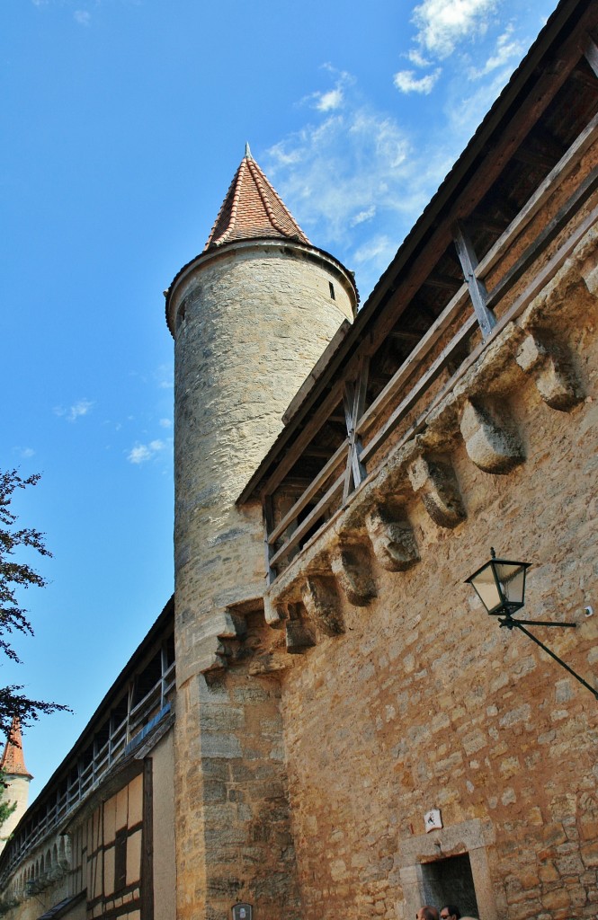 Foto: Murallas - Rothenburg ob der Tauber (Bavaria), Alemania