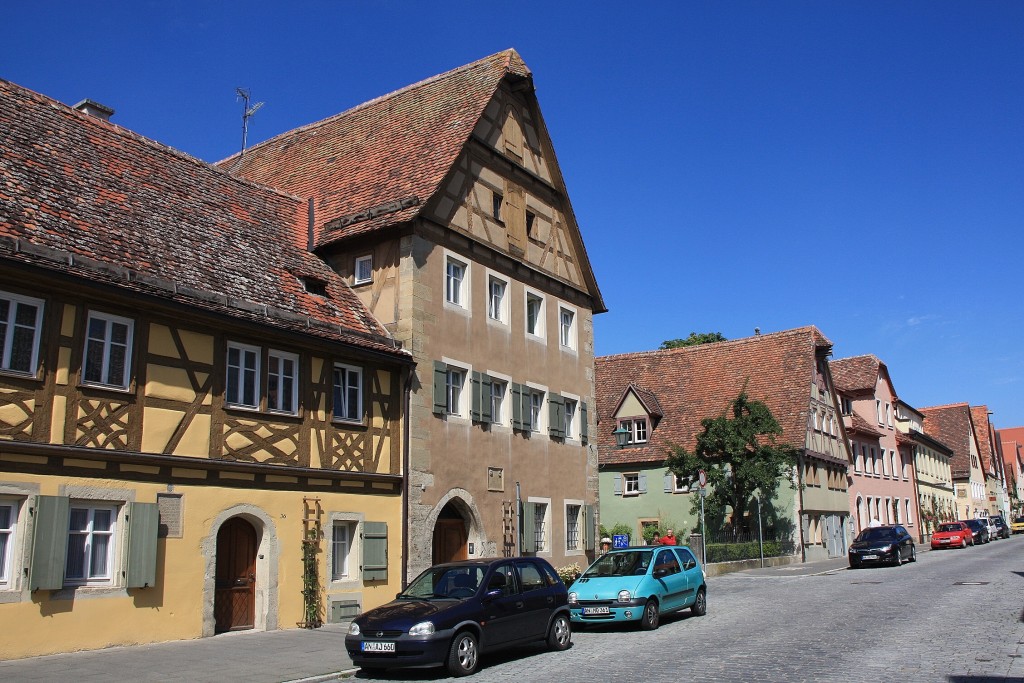 Foto: Centro histórico - Rothenburg ob der Tauber (Bavaria), Alemania