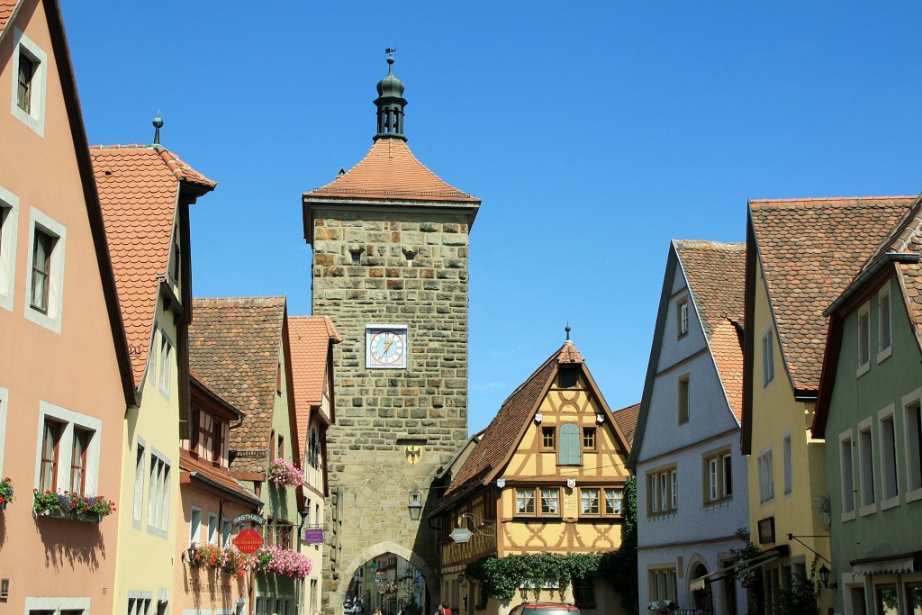 Foto: Centro histórico - Rothenburg ob der Tauber (Bavaria), Alemania