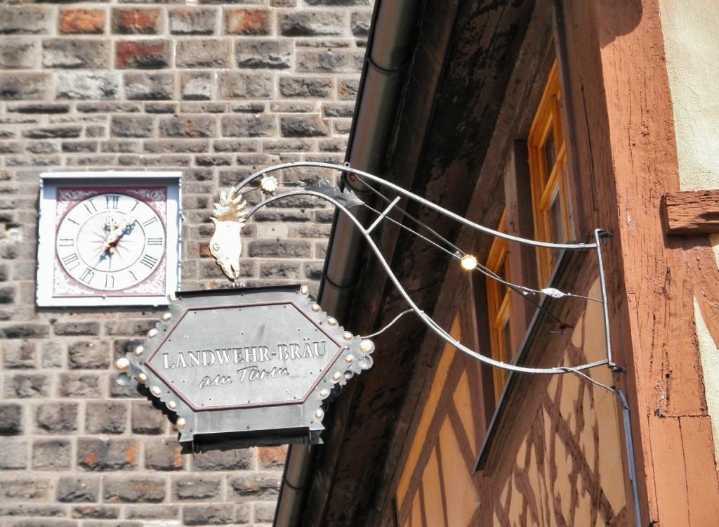 Foto: Rótulo de una tienda - Rothenburg ob der Tauber (Bavaria), Alemania