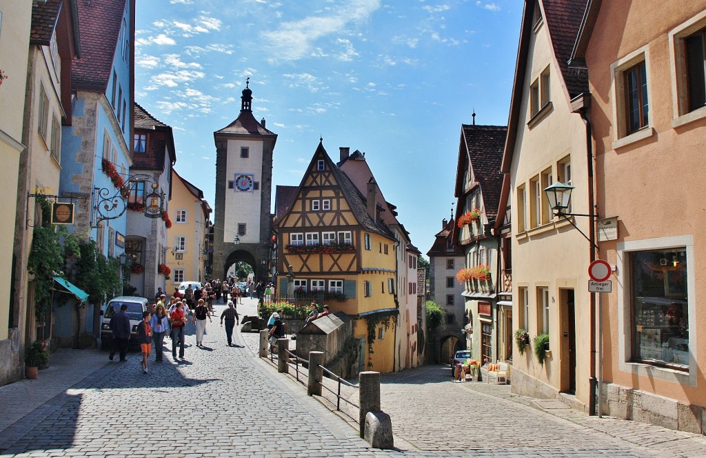 Foto: Centro histórico - Rothenburg ob der Tauber (Bavaria), Alemania