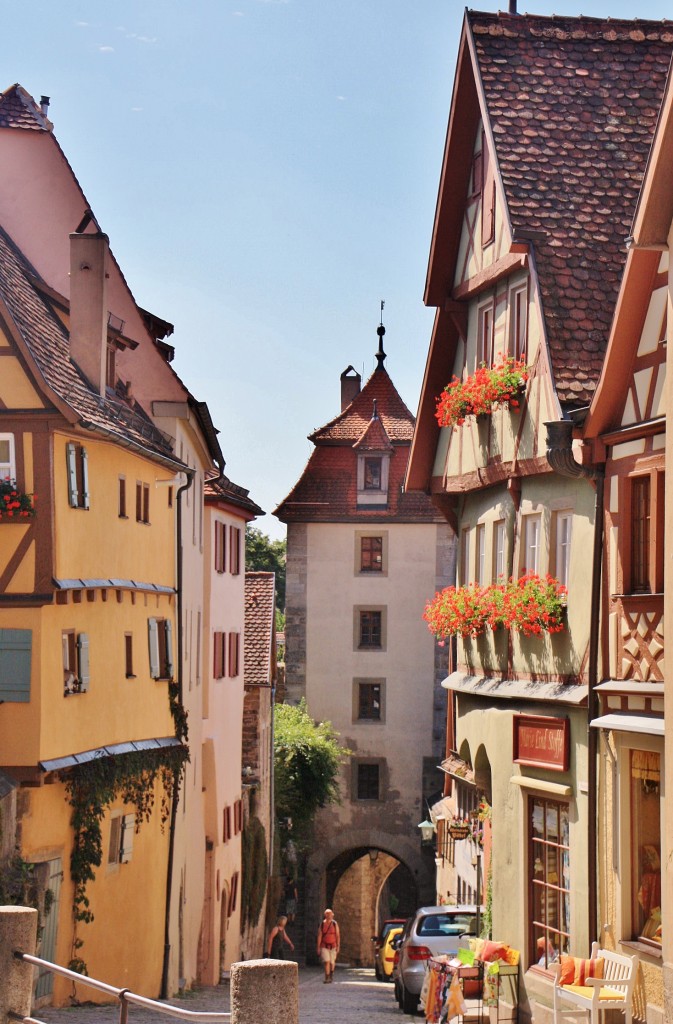 Foto: Centro histórico - Rothenburg ob der Tauber (Bavaria), Alemania