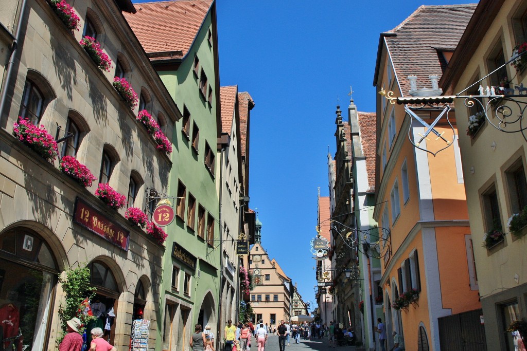 Foto: Centro histórico - Rothenburg ob der Tauber (Bavaria), Alemania