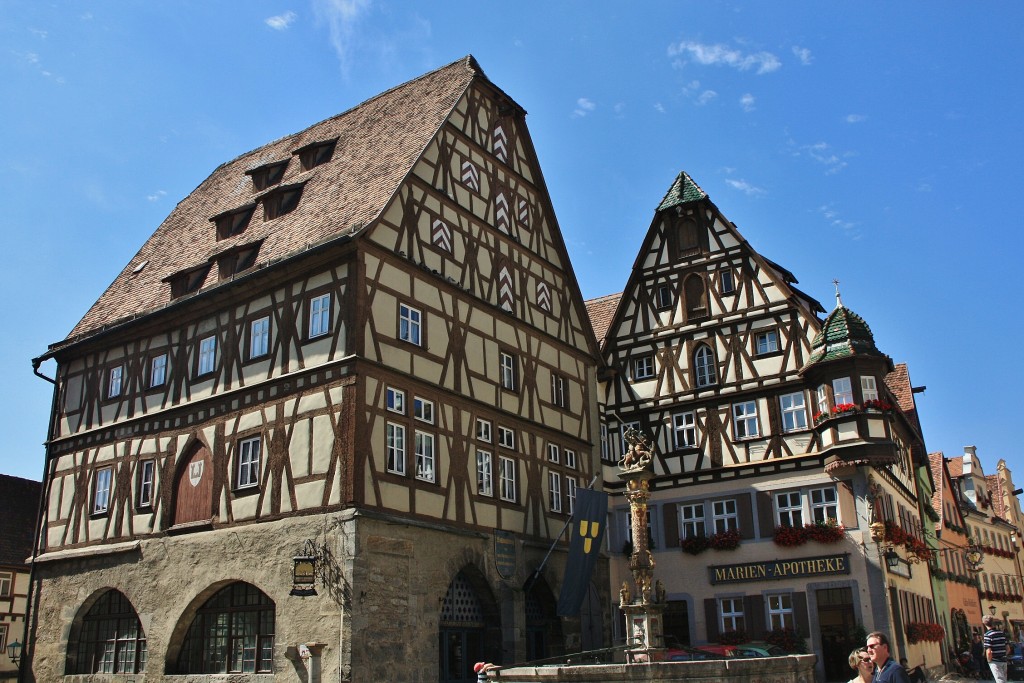 Foto: Centro histórico - Rothenburg ob der Tauber (Bavaria), Alemania