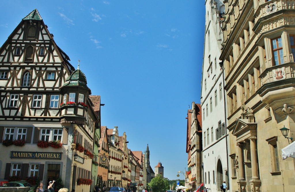 Foto: Centro histórico - Rothenburg ob der Tauber (Bavaria), Alemania