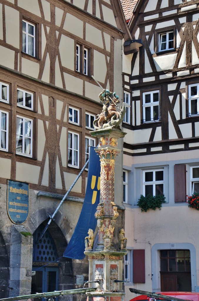 Foto: Fuente - Rothenburg ob der Tauber (Bavaria), Alemania