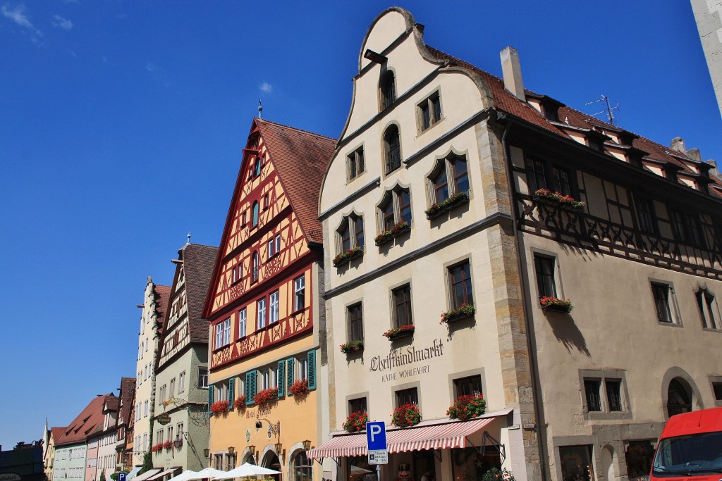 Foto: Centro histórico - Rothenburg ob der Tauber (Bavaria), Alemania