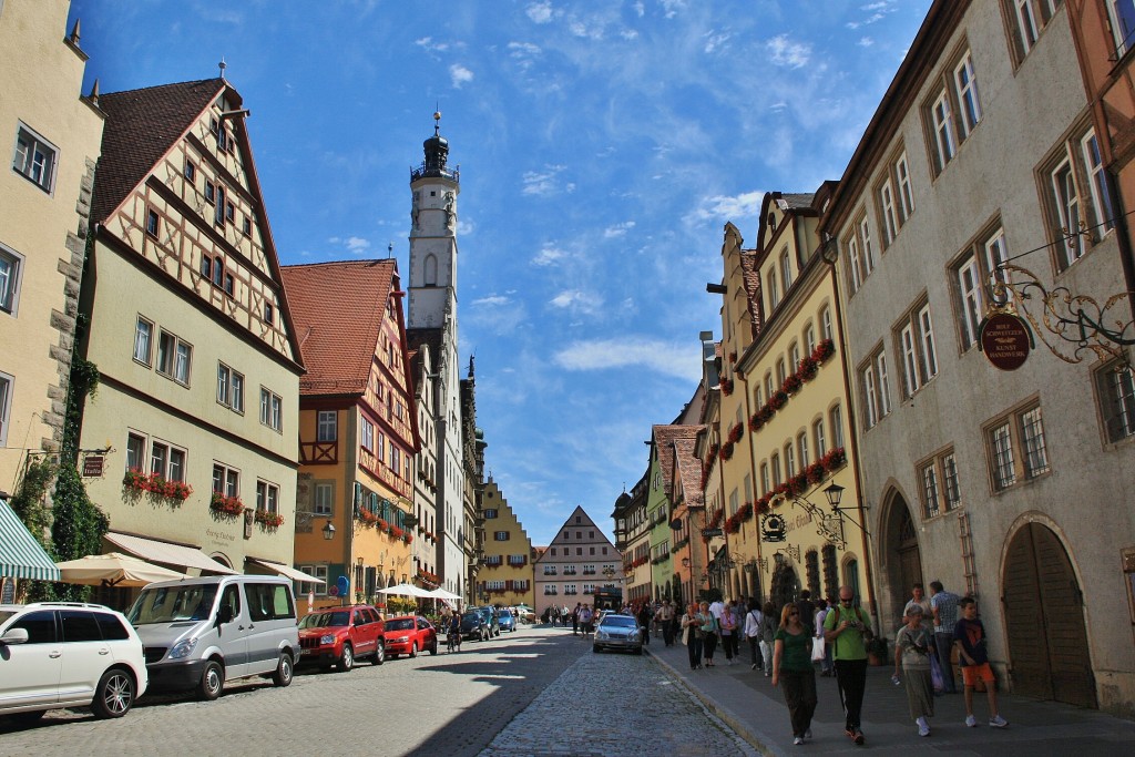 Foto: Centro histórico - Rothenburg ob der Tauber (Bavaria), Alemania