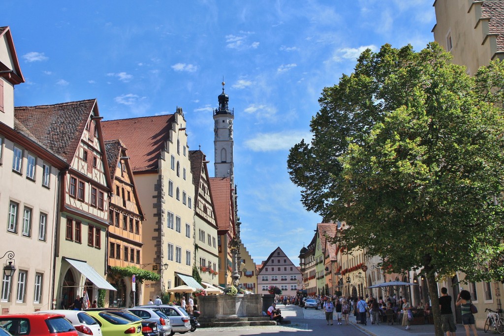 Foto: Centro histórico - Rothenburg ob der Tauber (Bavaria), Alemania