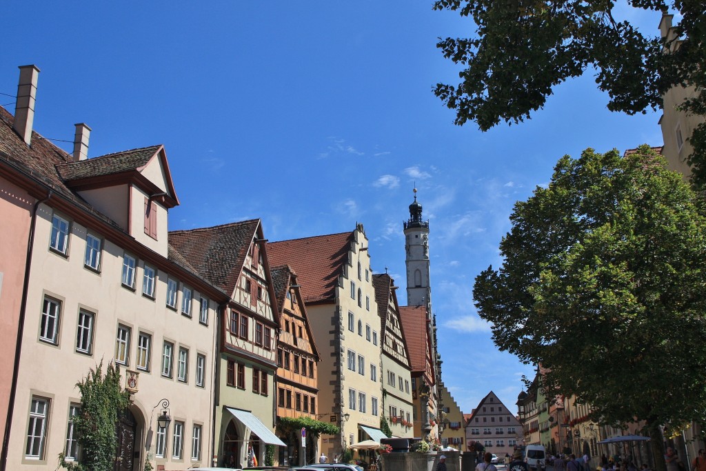 Foto: Centro histórico - Rothenburg ob der Tauber (Bavaria), Alemania