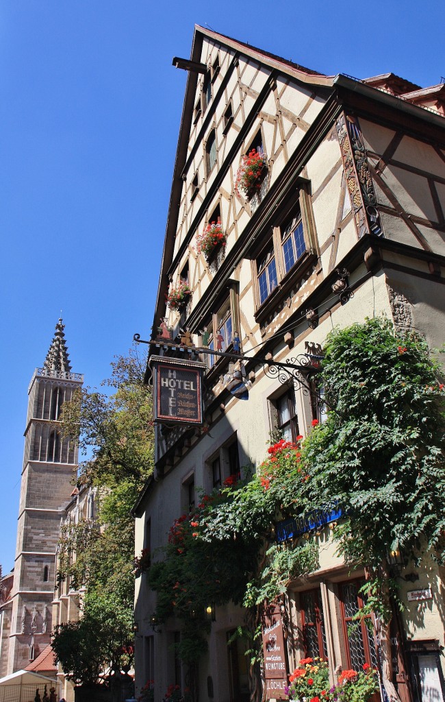 Foto: Centro histórico - Rothenburg ob der Tauber (Bavaria), Alemania