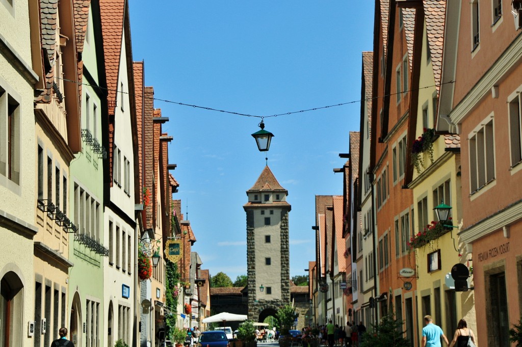 Foto: Centro histórico - Rothenburg ob der Tauber (Bavaria), Alemania