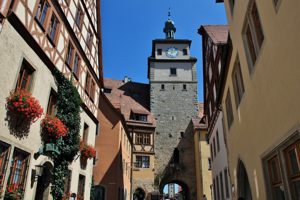 Foto: Centro histórico - Rothenburg ob der Tauber (Bavaria), Alemania