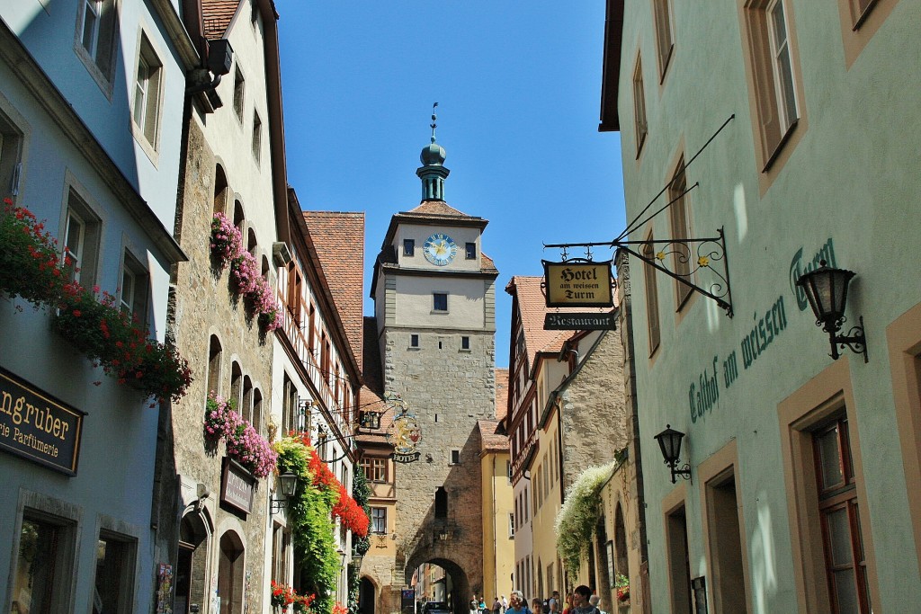 Foto: Centro histórico - Rothenburg ob der Tauber (Bavaria), Alemania