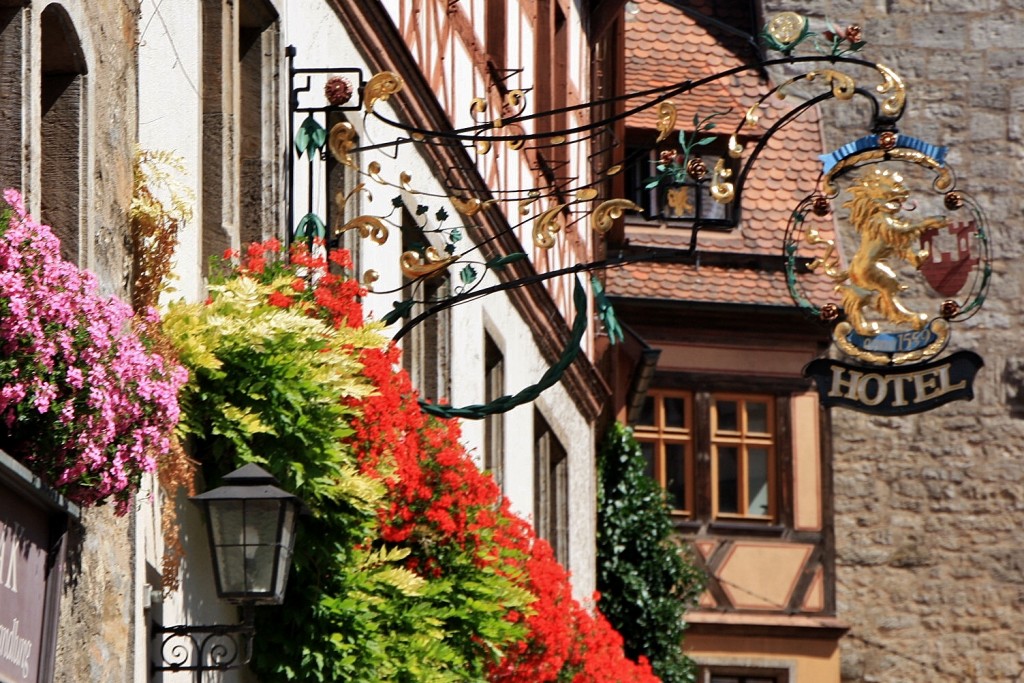 Foto: Rótulo de una tienda - Rothenburg ob der Tauber (Bavaria), Alemania