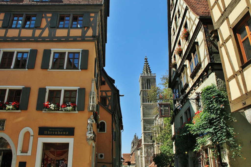 Foto: Centro histórico - Rothenburg ob der Tauber (Bavaria), Alemania