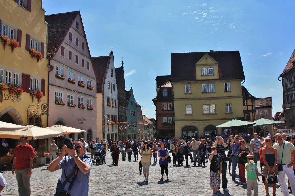 Foto: Plaza del Mercado - Rothenburg ob der Tauber (Bavaria), Alemania