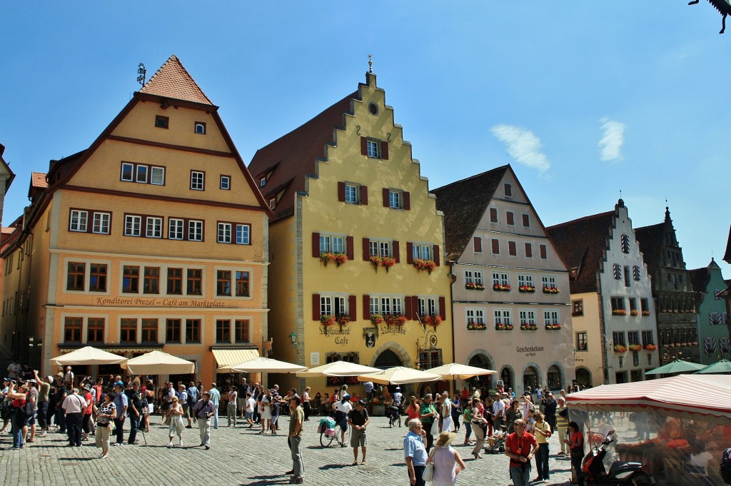 Foto: Plaza del Mercado - Rothenburg ob der Tauber (Bavaria), Alemania