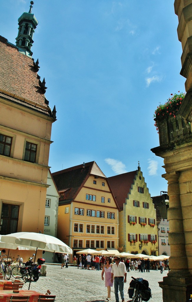 Foto: Centro histórico - Rothenburg ob der Tauber (Bavaria), Alemania