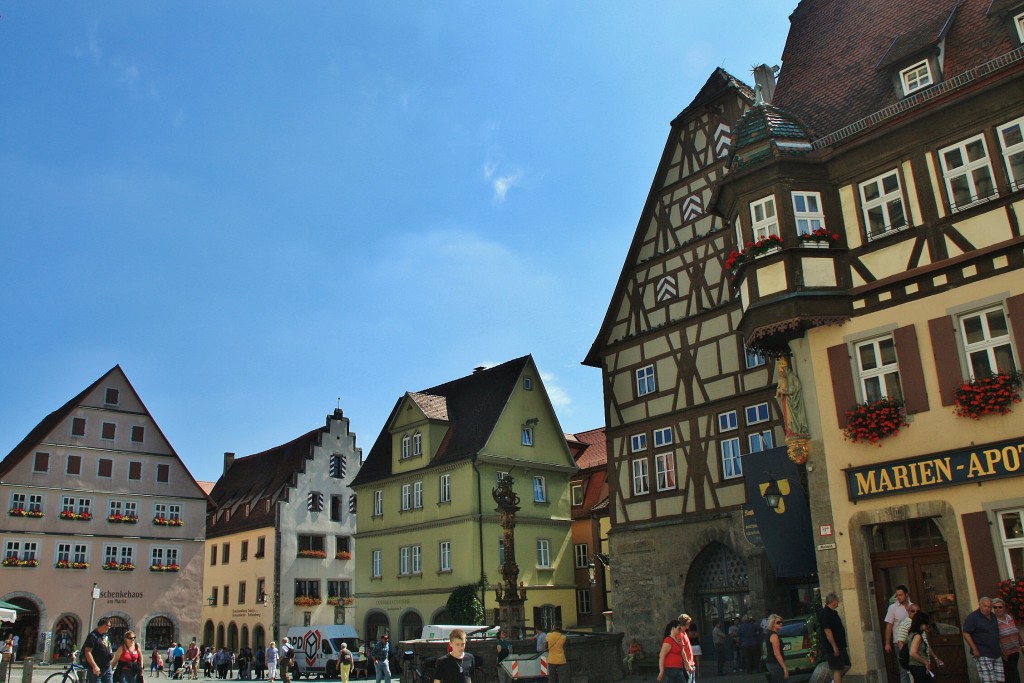 Foto: Centro histórico - Rothenburg ob der Tauber (Bavaria), Alemania