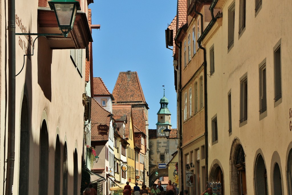 Foto: Centro histórico - Rothenburg ob der Tauber (Bavaria), Alemania