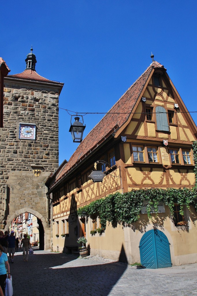 Foto: Centro histórico - Rothenburg ob der Tauber (Bavaria), Alemania