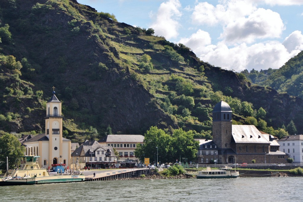 Foto: Vista del pueblo - St. Goarshausen (Rhineland-Palatinate), Alemania