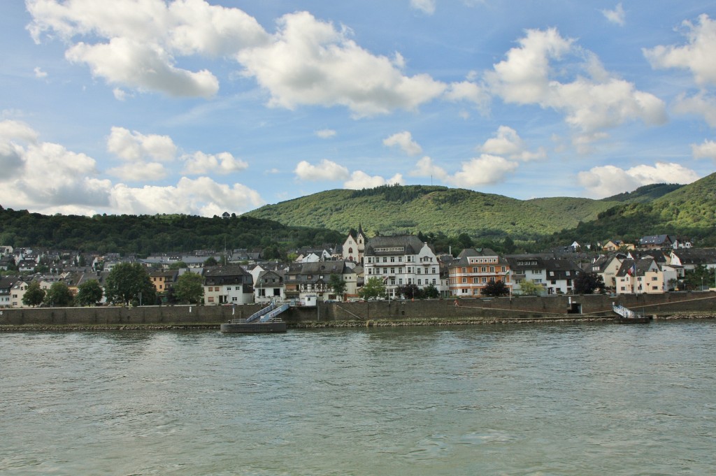 Foto: Vista del pueblo - Bad-Salzig (Rhineland-Palatinate), Alemania