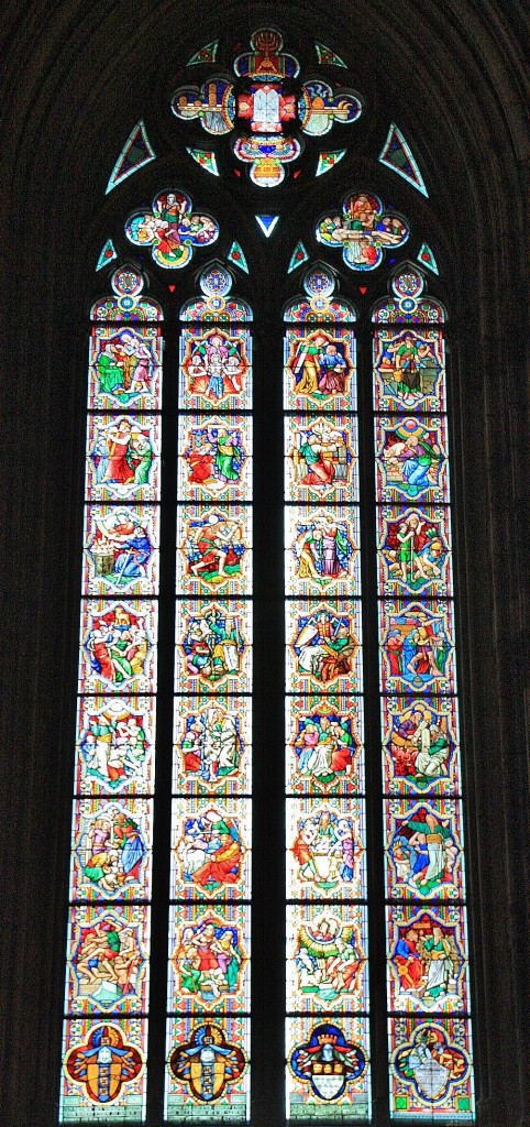 Foto: Vidriera de la Catedral - Köln (Colonia) (North Rhine-Westphalia), Alemania