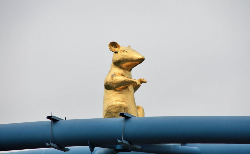 Foto: Detalle sobre un puente - Hamelín (Lower Saxony), Alemania