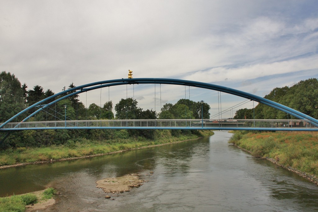 Foto: Puente sobre el Wesser - Hamelín (Lower Saxony), Alemania