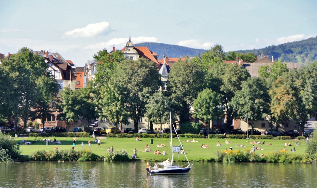 Foto: Ribera del Neckar - Heidelberg (Baden-Württemberg), Alemania