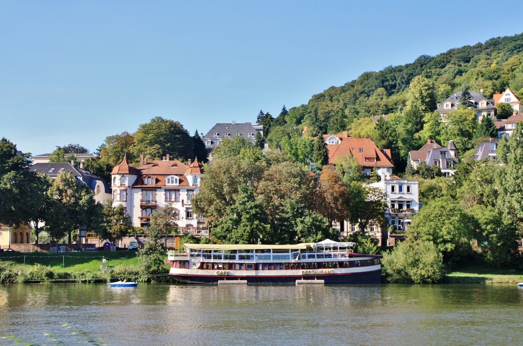 Foto: Ribera del Neckar - Heidelberg (Baden-Württemberg), Alemania