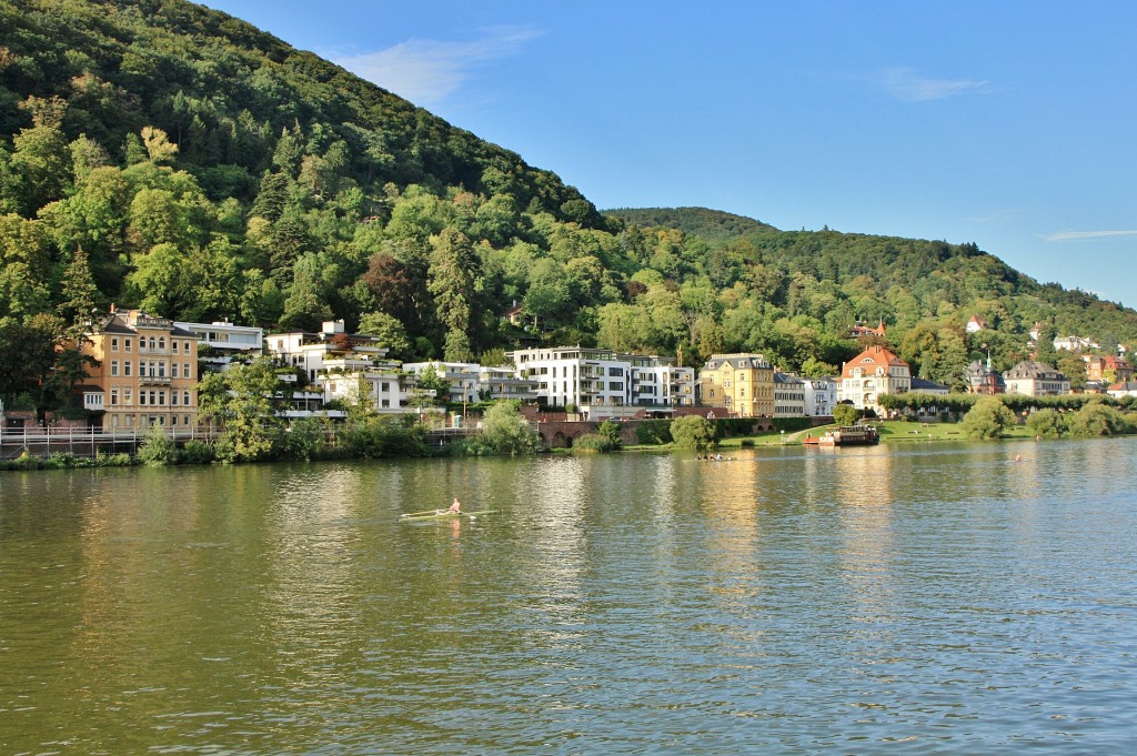 Foto: Rio Neckar - Heidelberg (Baden-Württemberg), Alemania