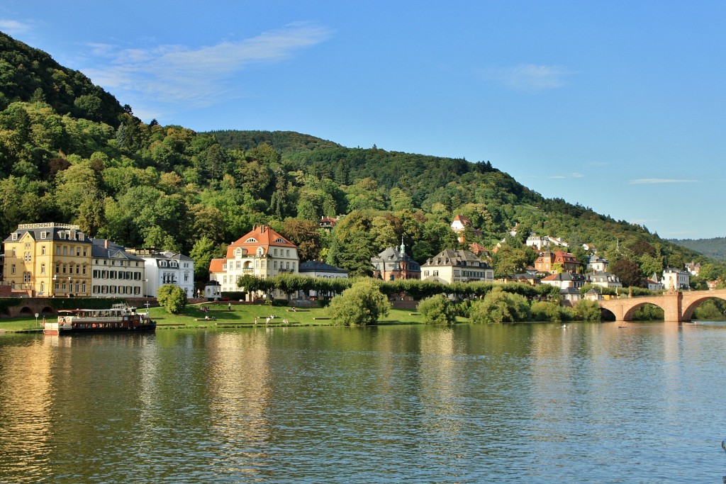 Foto: Ribera del Neckar - Heidelberg (Baden-Württemberg), Alemania