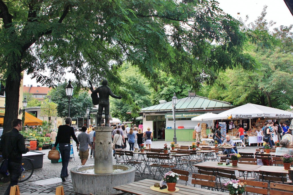 Foto: Viktualien-markt - Múnich (München) (Bavaria), Alemania