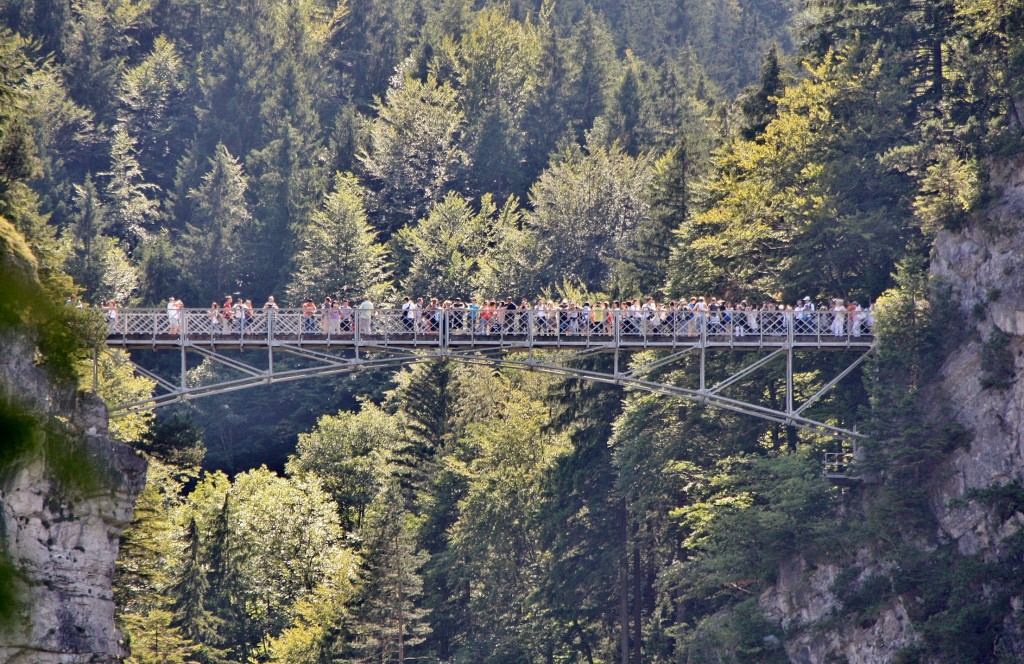 Foto: Mirador hacia el castillo - Hohenschwangau (Bavaria), Alemania