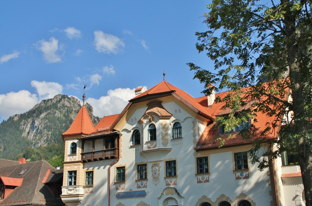 Foto: Vista del pueblo - Hohenschwangau (Bavaria), Alemania