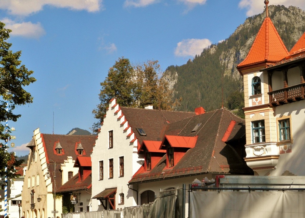 Foto: Vista del pueblo - Hohenschwangau (Bavaria), Alemania