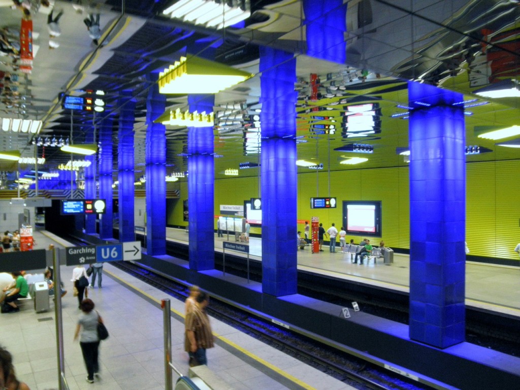 Foto: Metro de la ciudad - Múnich (München) (Bavaria), Alemania