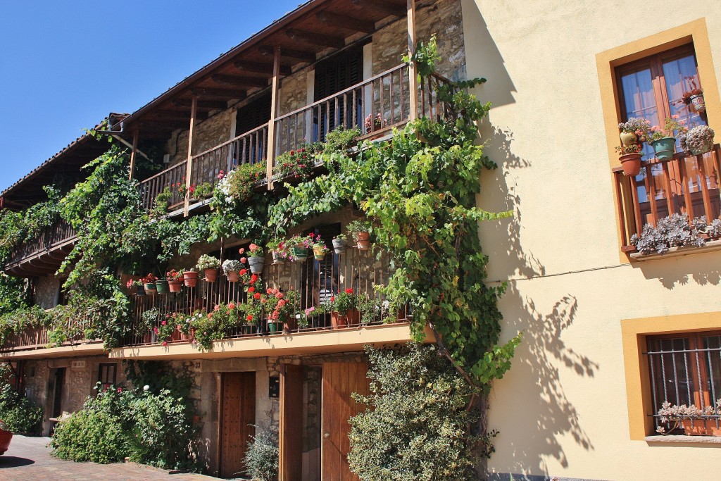 Foto: Calle de la Teixeda - Hostalets d´en Bas (La Vall d´en Bas) (Girona), España