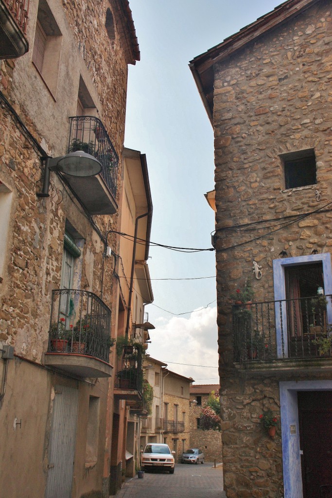 Foto: Vista del pueblo - Montagut (Girona), España