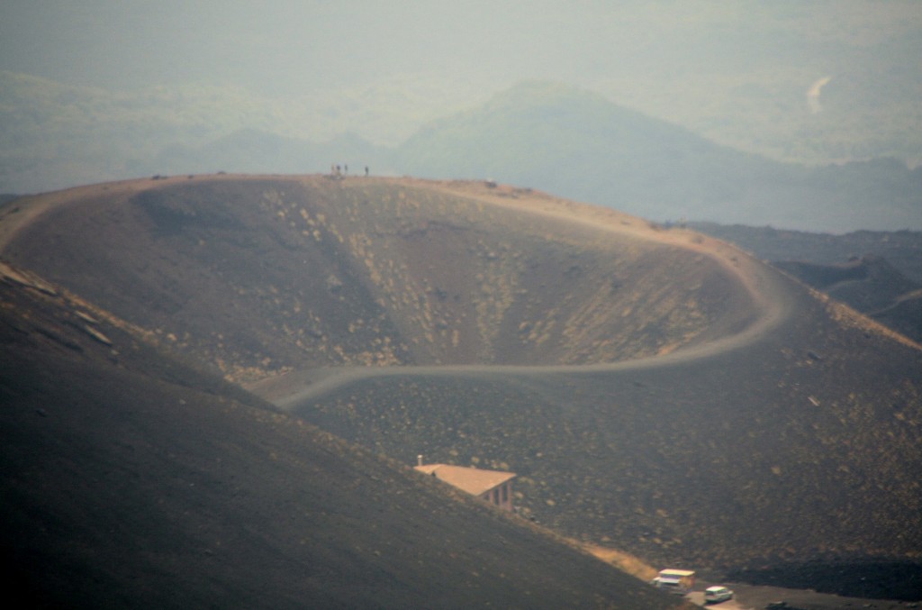 Foto: Vistas desde el funicular - Nicolosi (Sicily), Italia