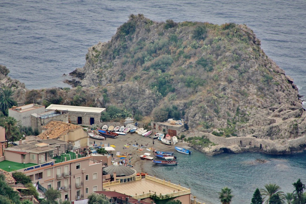 Foto: Vistas desde el teatro griego - Taormina (Sicily), Italia