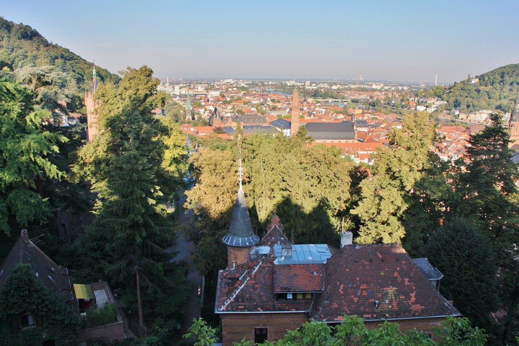 Foto: Vistas desde el castillo - Heidelberg (Baden-Württemberg), Alemania