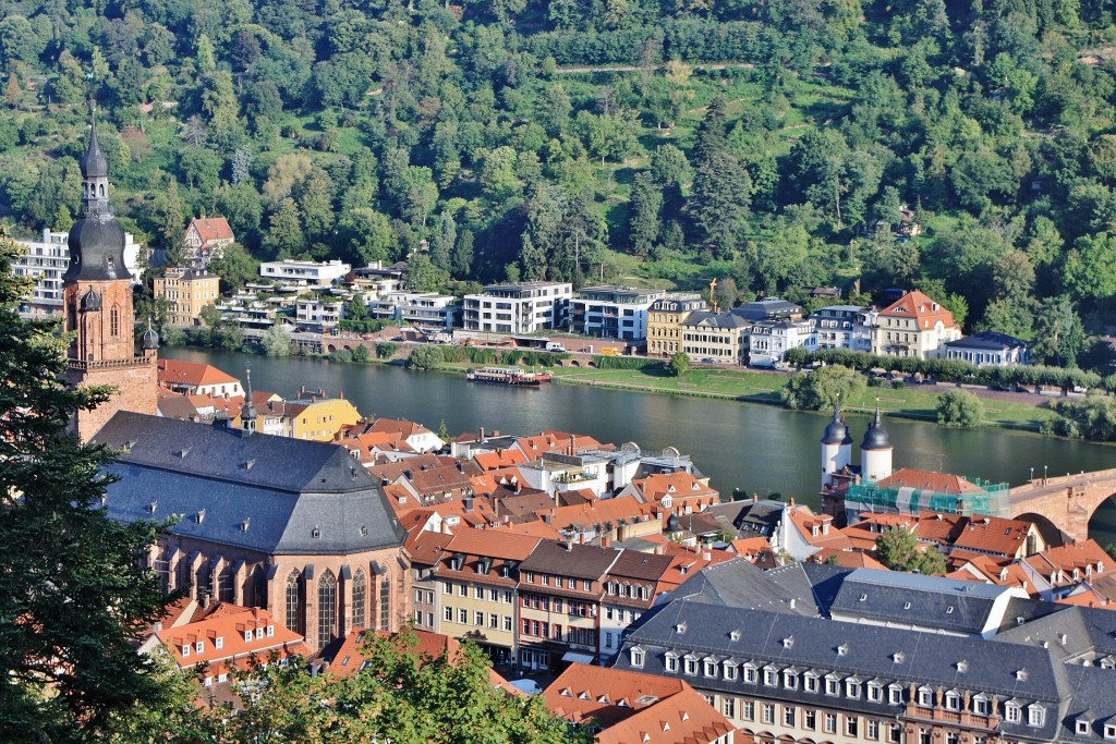 Foto: Vistas desde el castillo - Heidelberg (Baden-Württemberg), Alemania