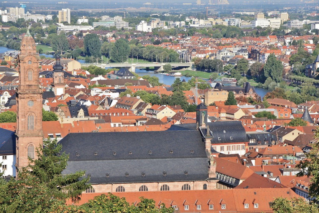 Foto: Vistas desde el castillo - Heidelberg (Baden-Württemberg), Alemania